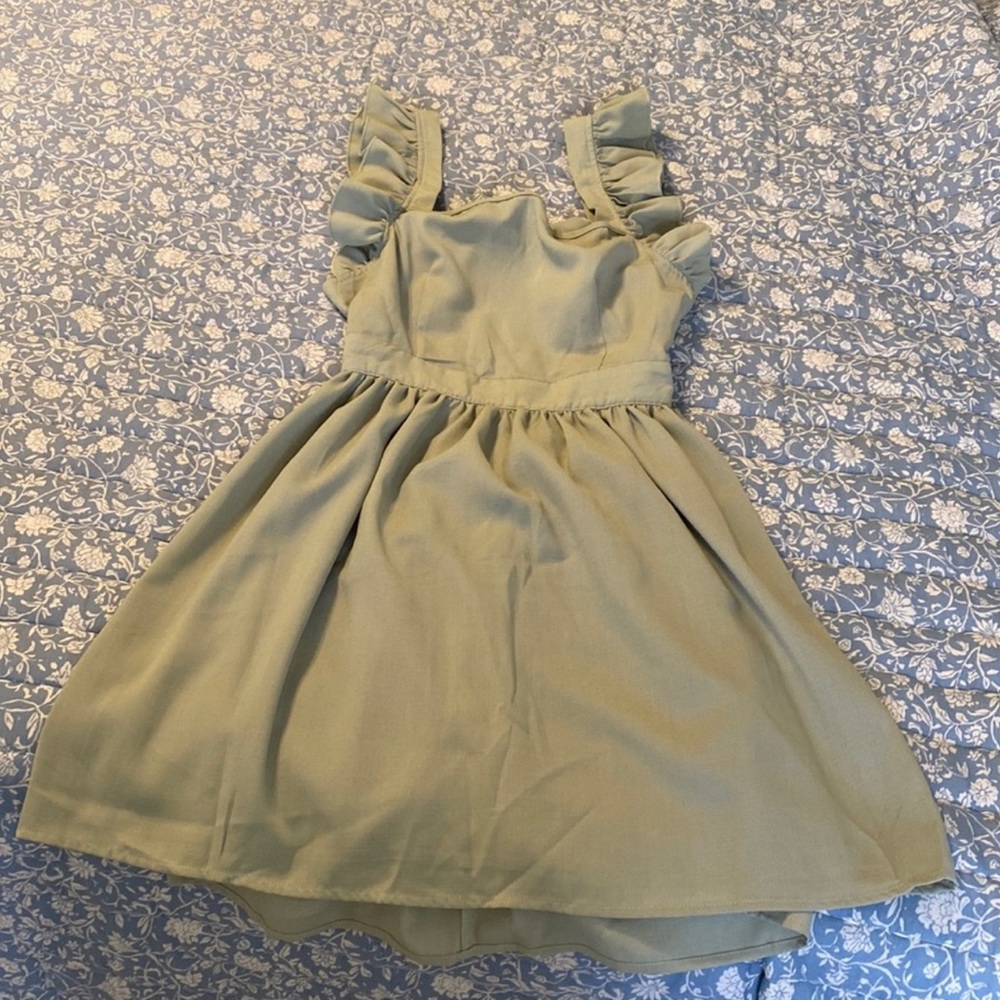Backless mini dress